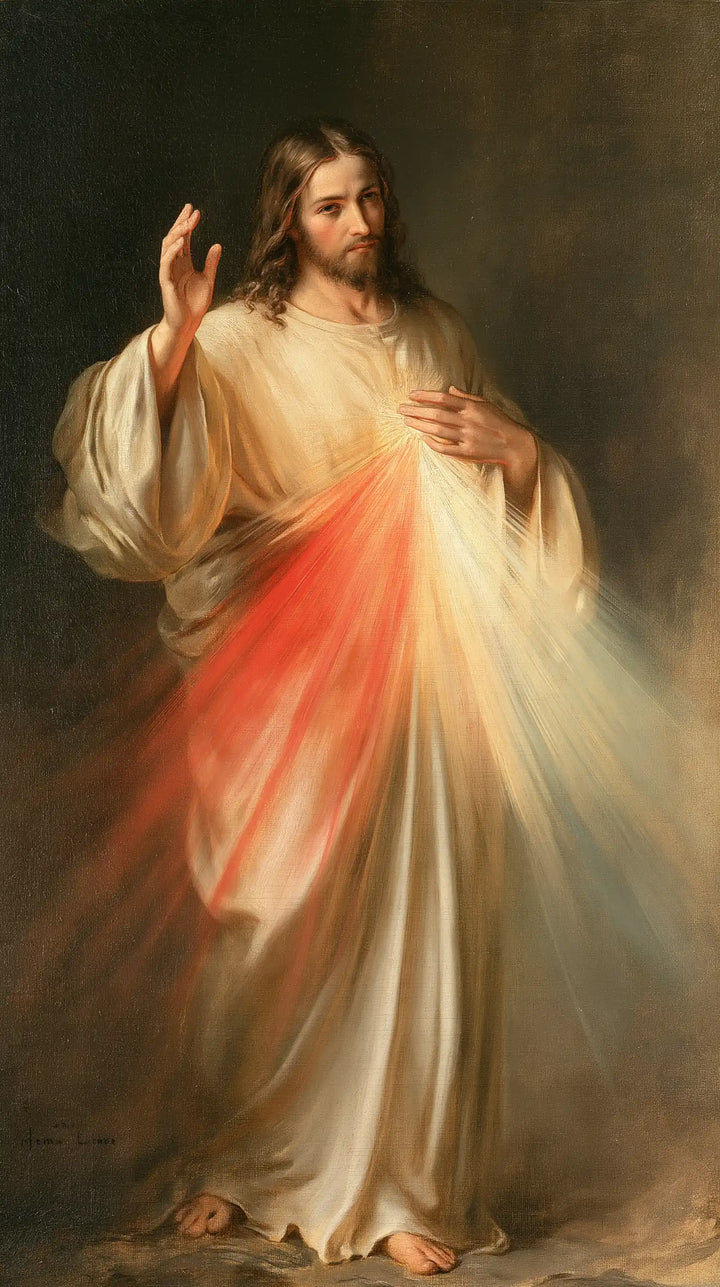 Divine Mercy Jesus - Rays of Mercy · Portrait n° 2