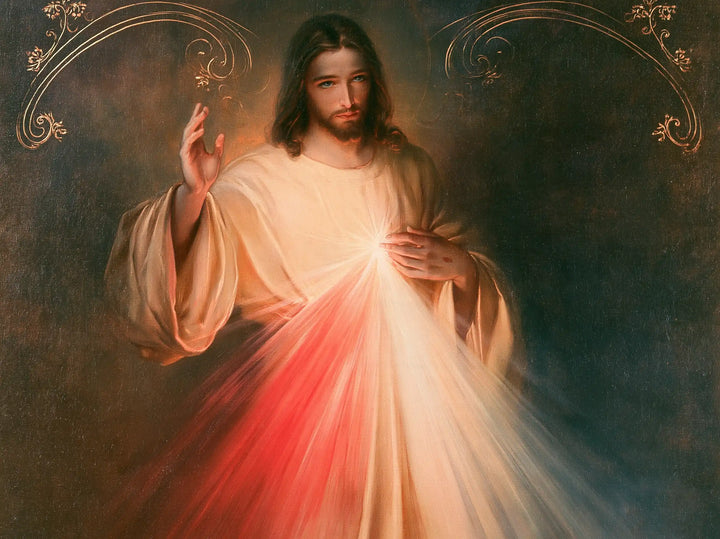 Divine Mercy Jesus - Sacred Art Nouveau · Landscape n° 4