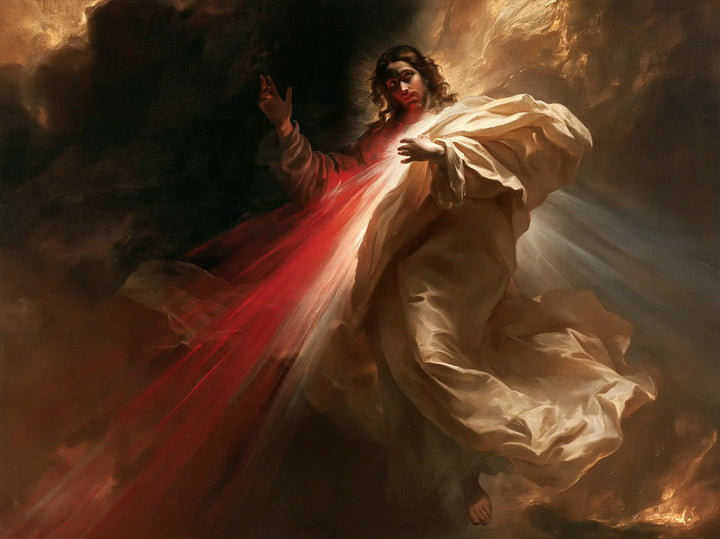 Divine Mercy Jesus - Theatrical Baroque · Landscape n° 2