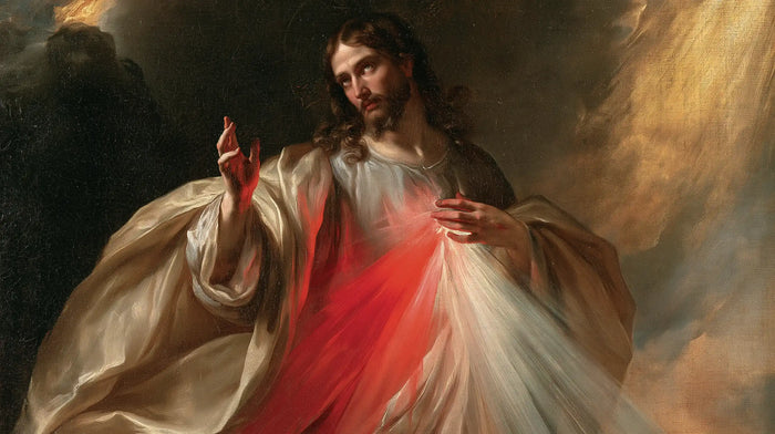 Divine Mercy Jesus - Theatrical Baroque · Landscape n° 4