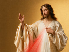 Divine Mercy Jesus – Amber Light of Trust