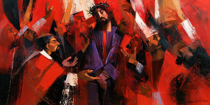 Ecce Homo — Purple Among White Shards