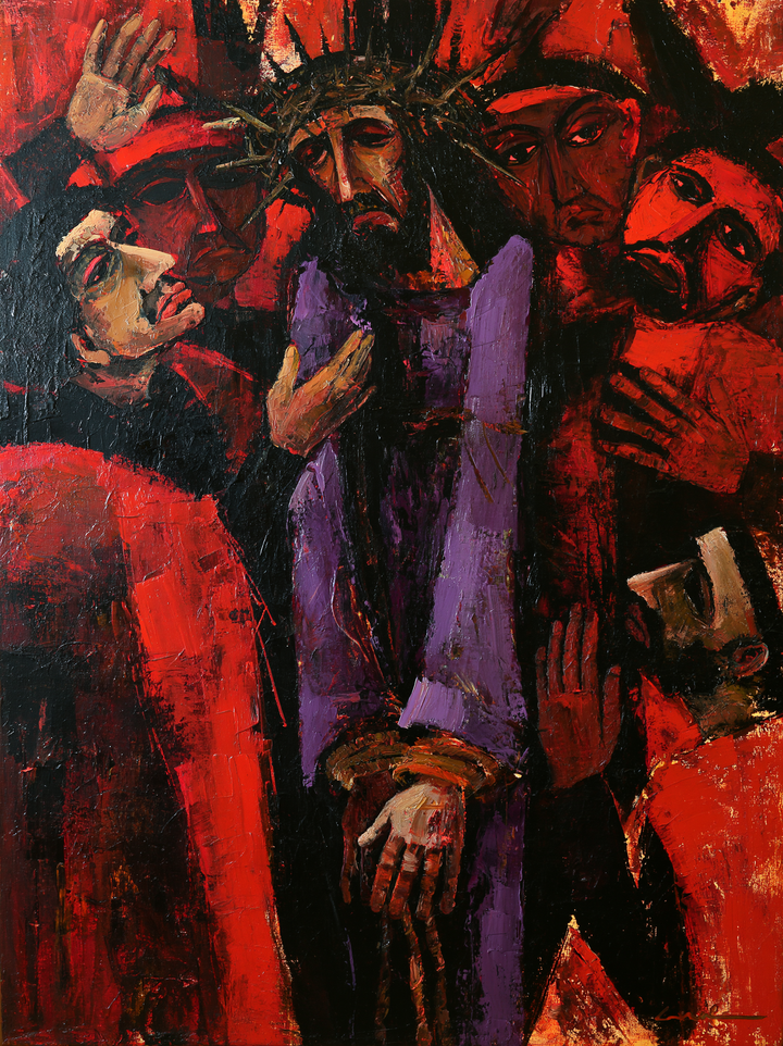 Ecce Homo — The Lowered Palm at the Mantle’s Edge
