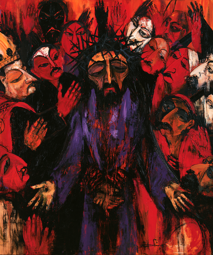 Ecce Homo — Open Palms in the Red Lament