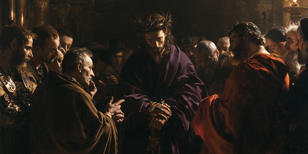 Ecce Homo - أسود وذهبي · المناظر الطبيعية n° 24 - الفن المسيحي