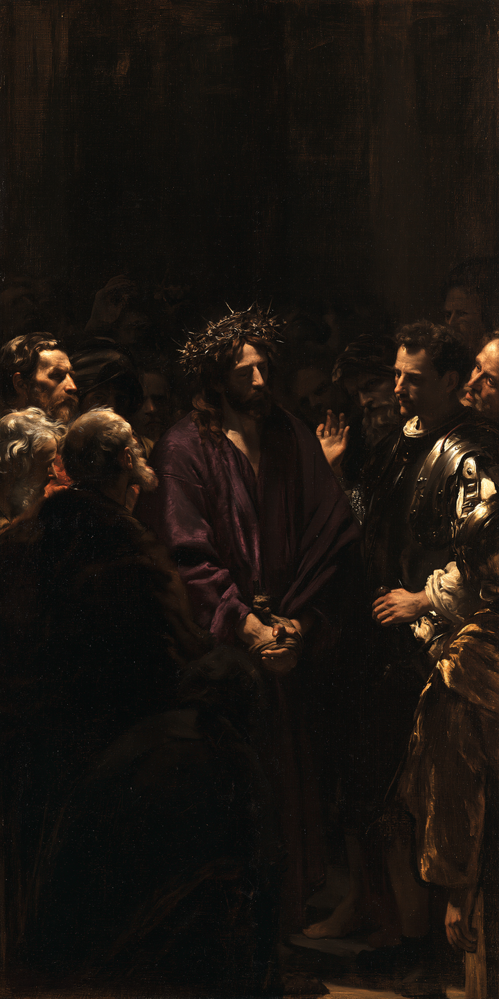 Ecce Homo - Black and gold · Portrait n° 3