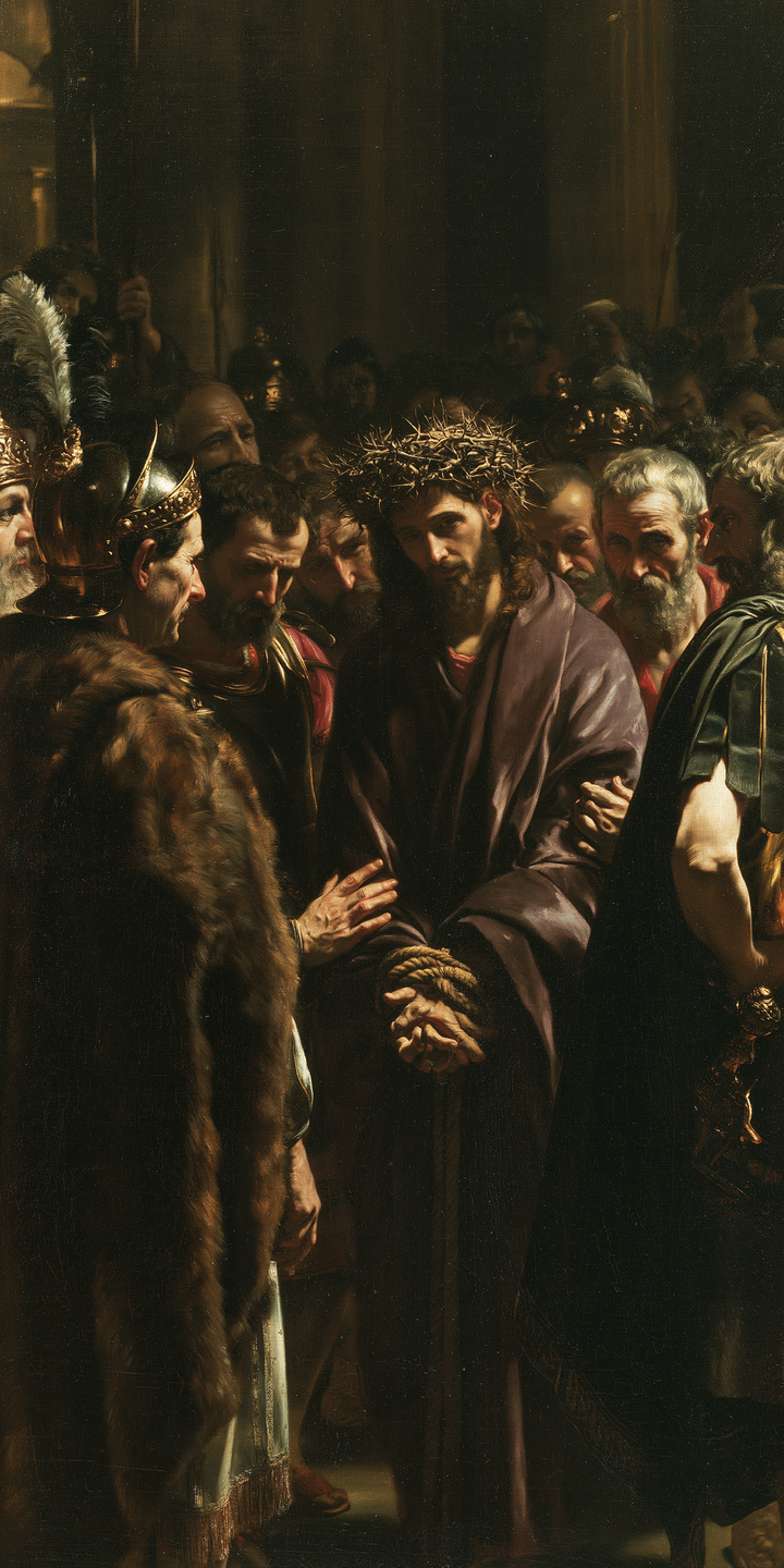 Ecce Homo - Black and gold · Portrait n° 4