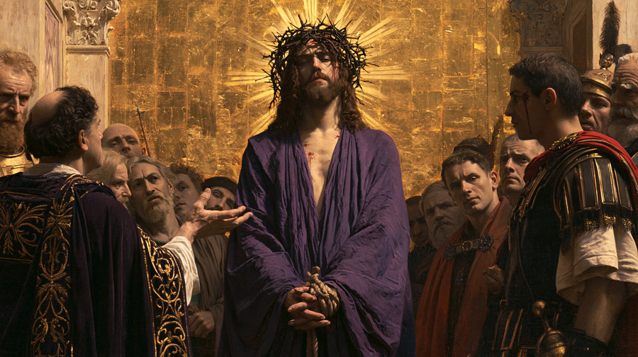 Ecce Homo - Sacred golden · Landscape n° 14