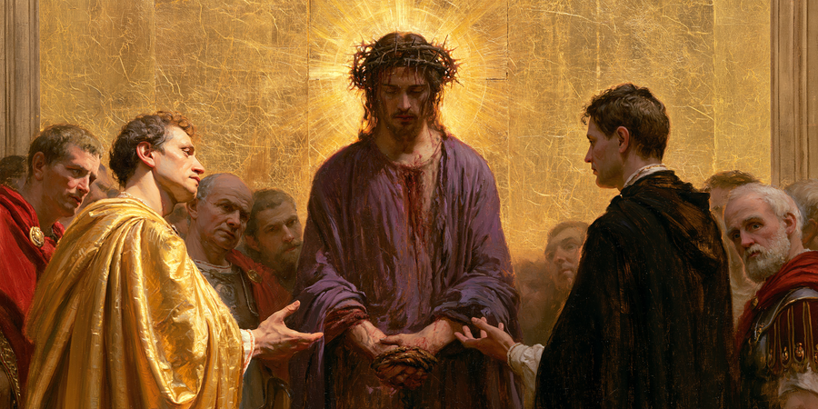 Ecce Homo - Sacred golden · Landscape n° 15