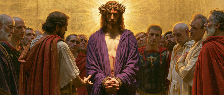 Ecce Homo - Sacred golden · Landscape n° 22