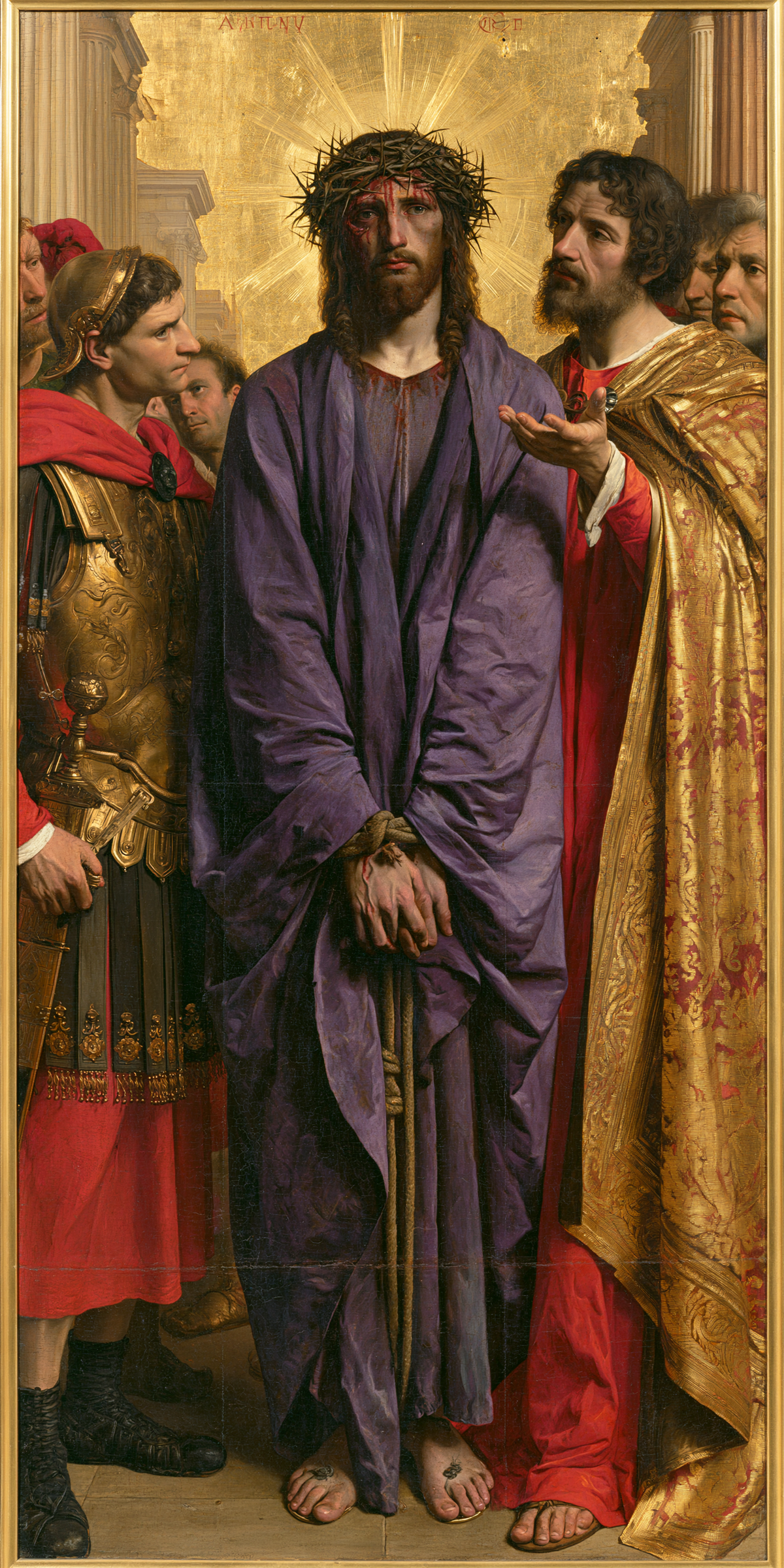Ecce Homo - Sacred golden · Portrait n° 1 — aperçu de la finition sélectionnée