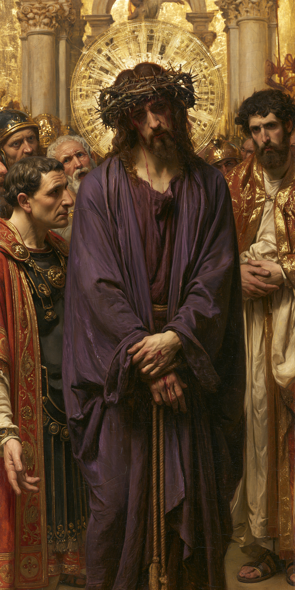 Ecce Homo - الذهبي المقدس · Portrait n° 2 - الفن المسيحي