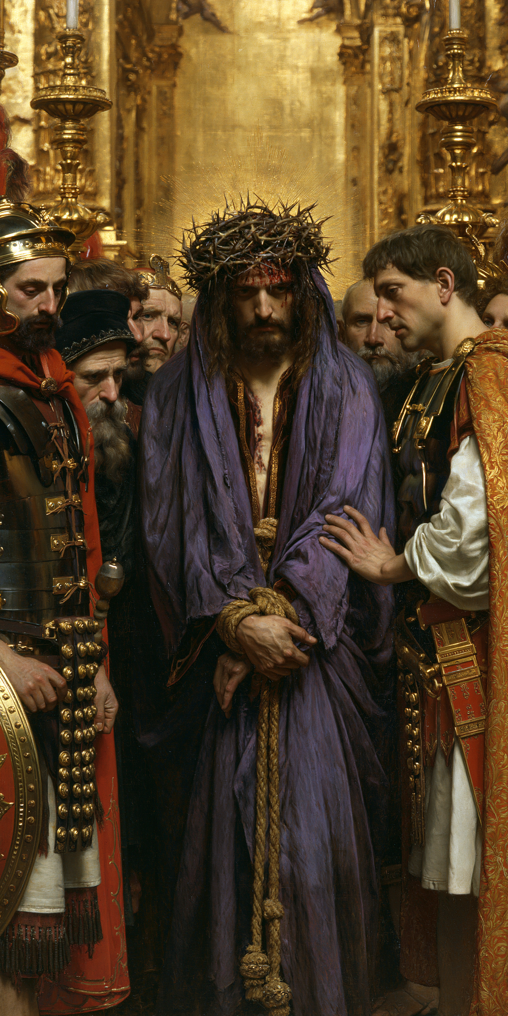 Ecce Homo - الذهبي المقدس · Portrait n° 3 - الفن المسيحي