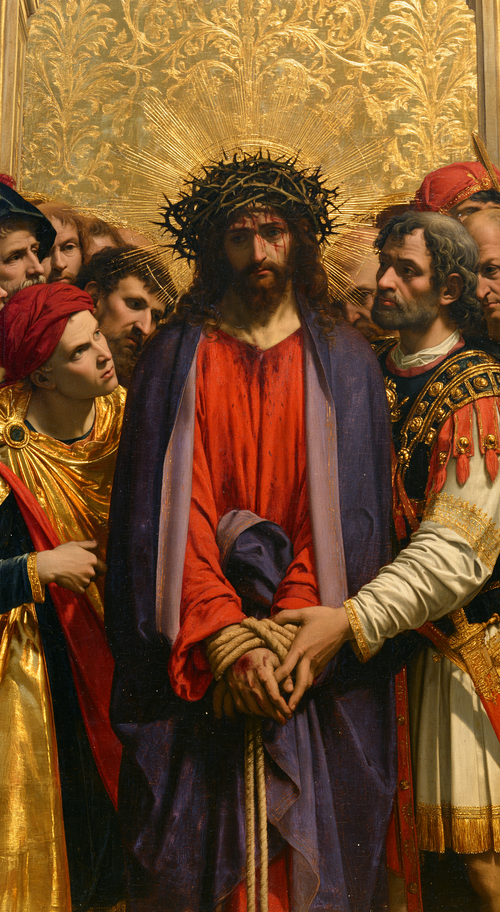 Ecce Homo - الذهبي المقدس · Portrait n° 4 - الفن المسيحي