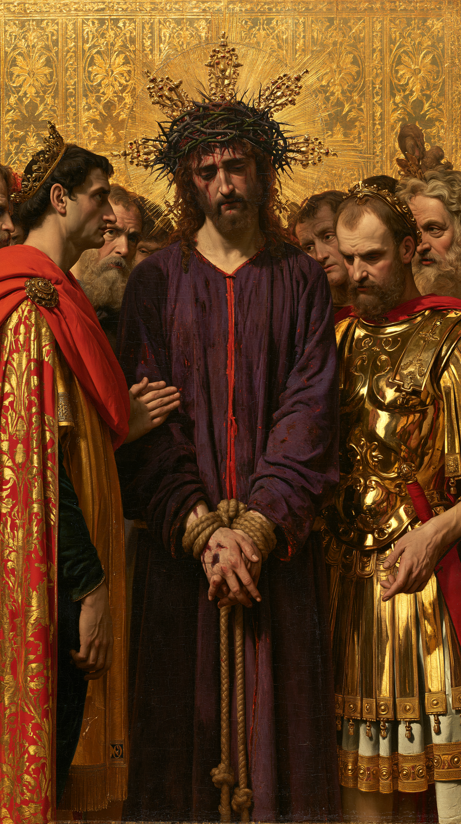 Ecce Homo - Sacred golden · Portrait n° 11