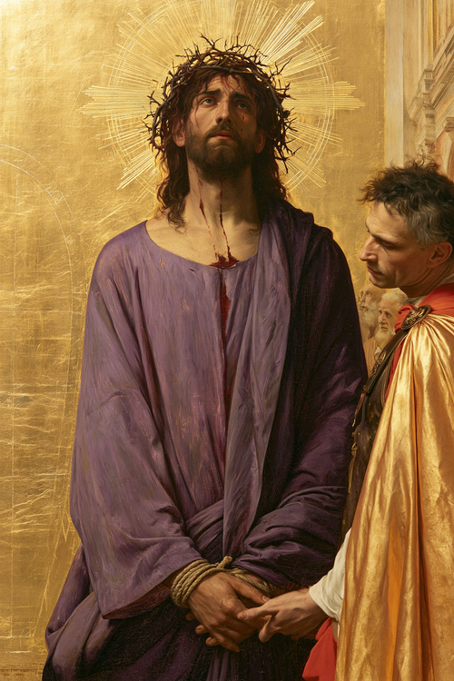 Ecce Homo - الذهبي المقدس · Portrait n° 14 - الفن المسيحي