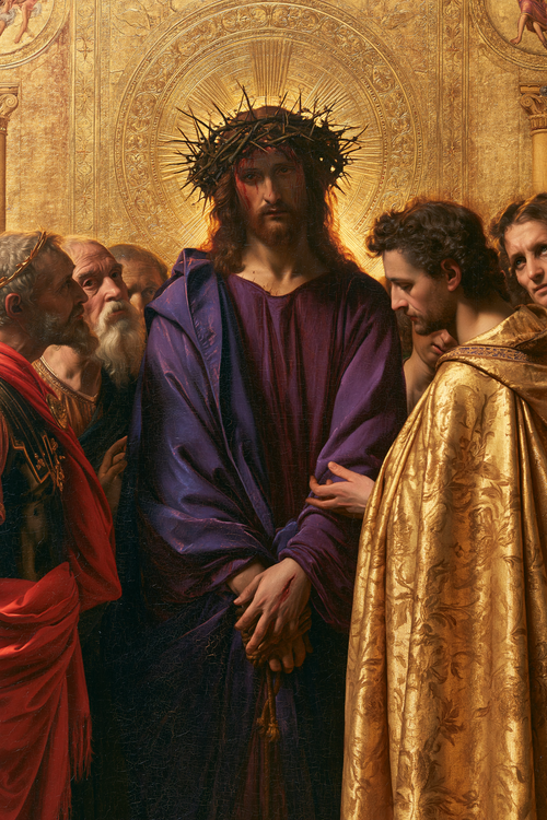 Ecce Homo - الذهبي المقدس · Portrait n° 15 - الفن المسيحي
