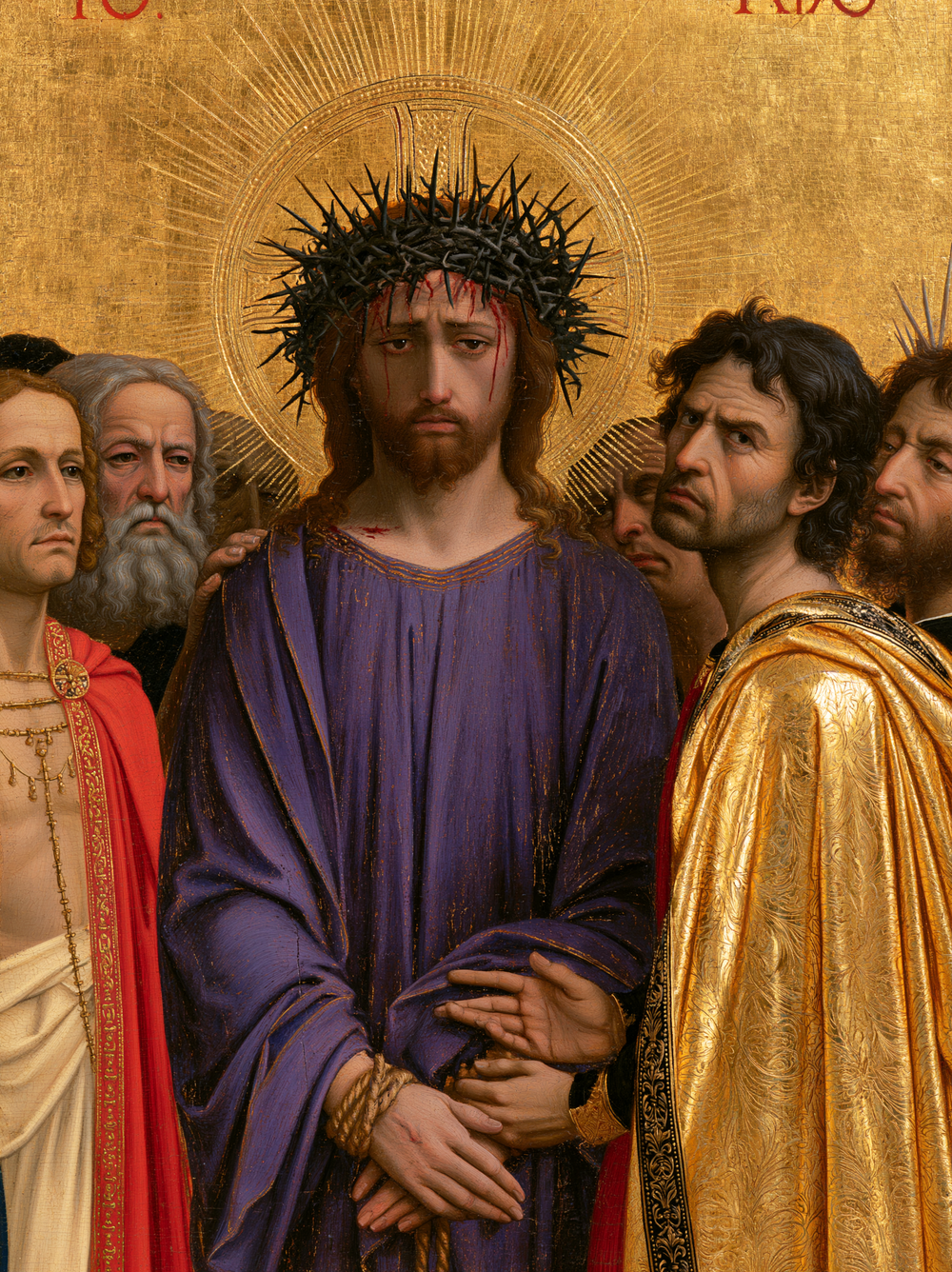 Ecce Homo - الذهبي المقدس · Portrait n° 17 - الفن المسيحي