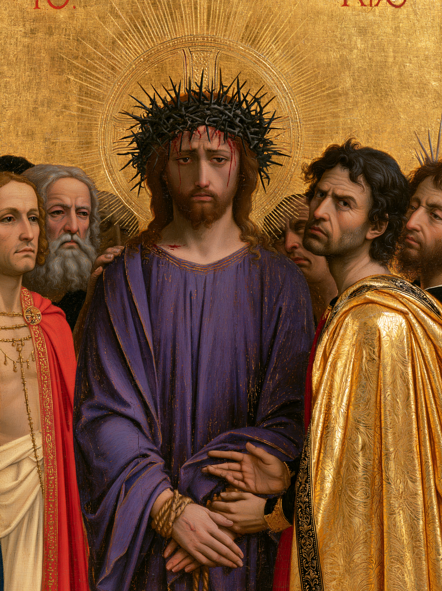 Ecce Homo - Sacred golden · Portrait n° 17