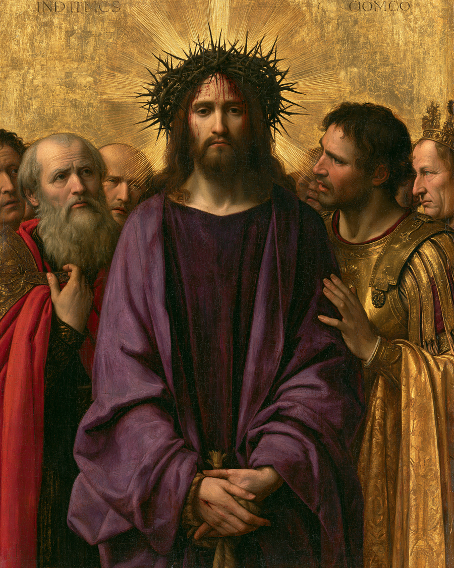 Ecce Homo - Sacred golden · Portrait n° 19