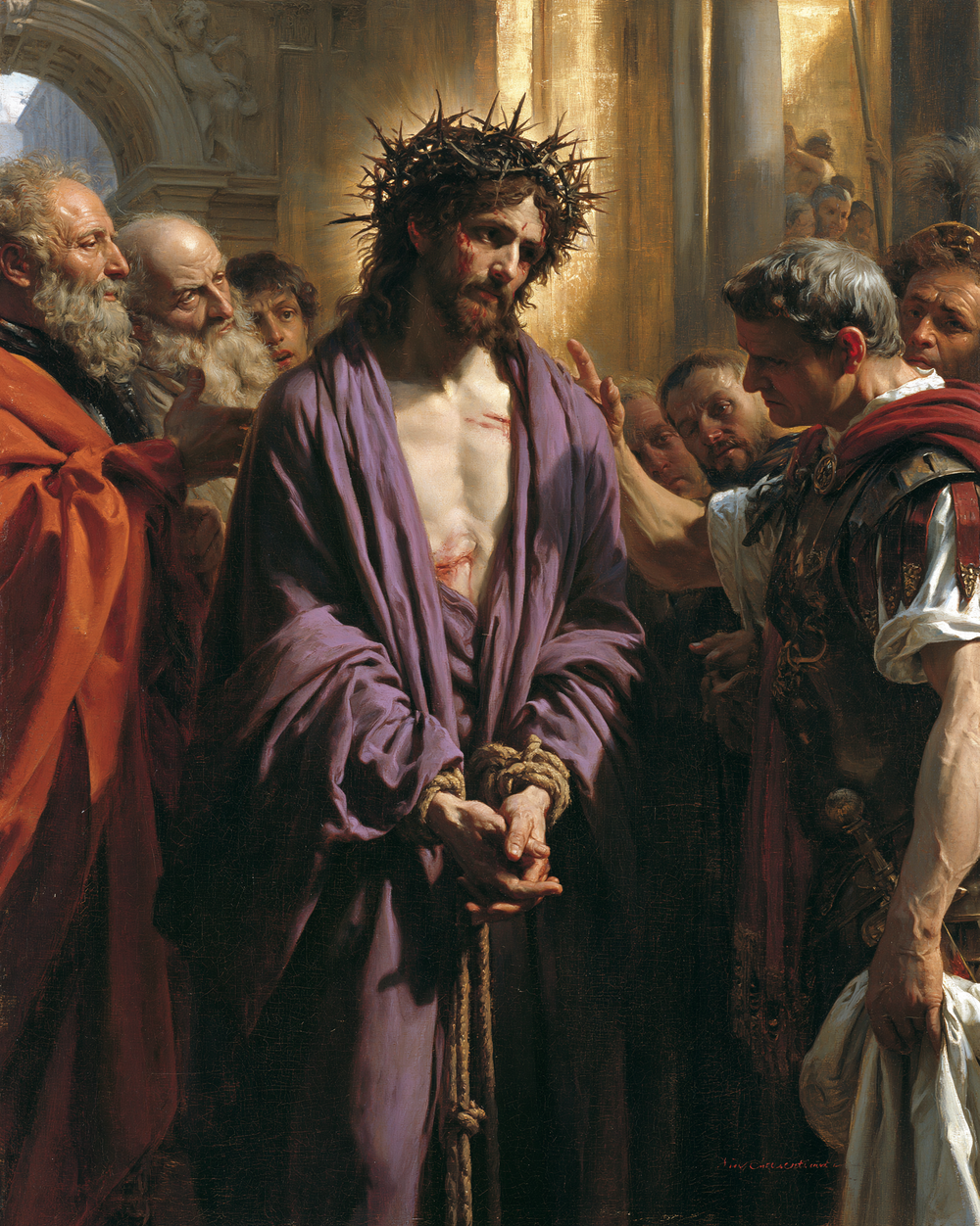 Ecce Homo - الذهبي المقدس · Portrait n° 21 - الفن المسيحي