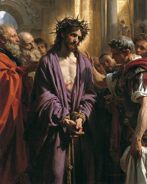 Ecce Homo - الذهبي المقدس · Portrait n° 21 - الفن المسيحي