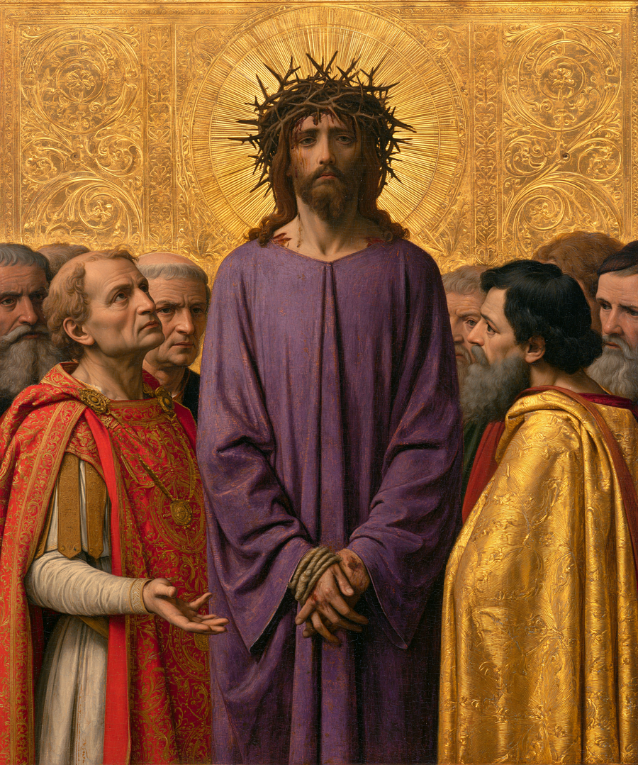 Ecce Homo - Sacred golden · Portrait n° 24