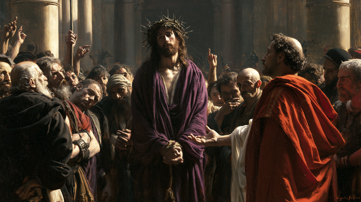 Ecce Homo — The Gaze Above Conflicting Gestures