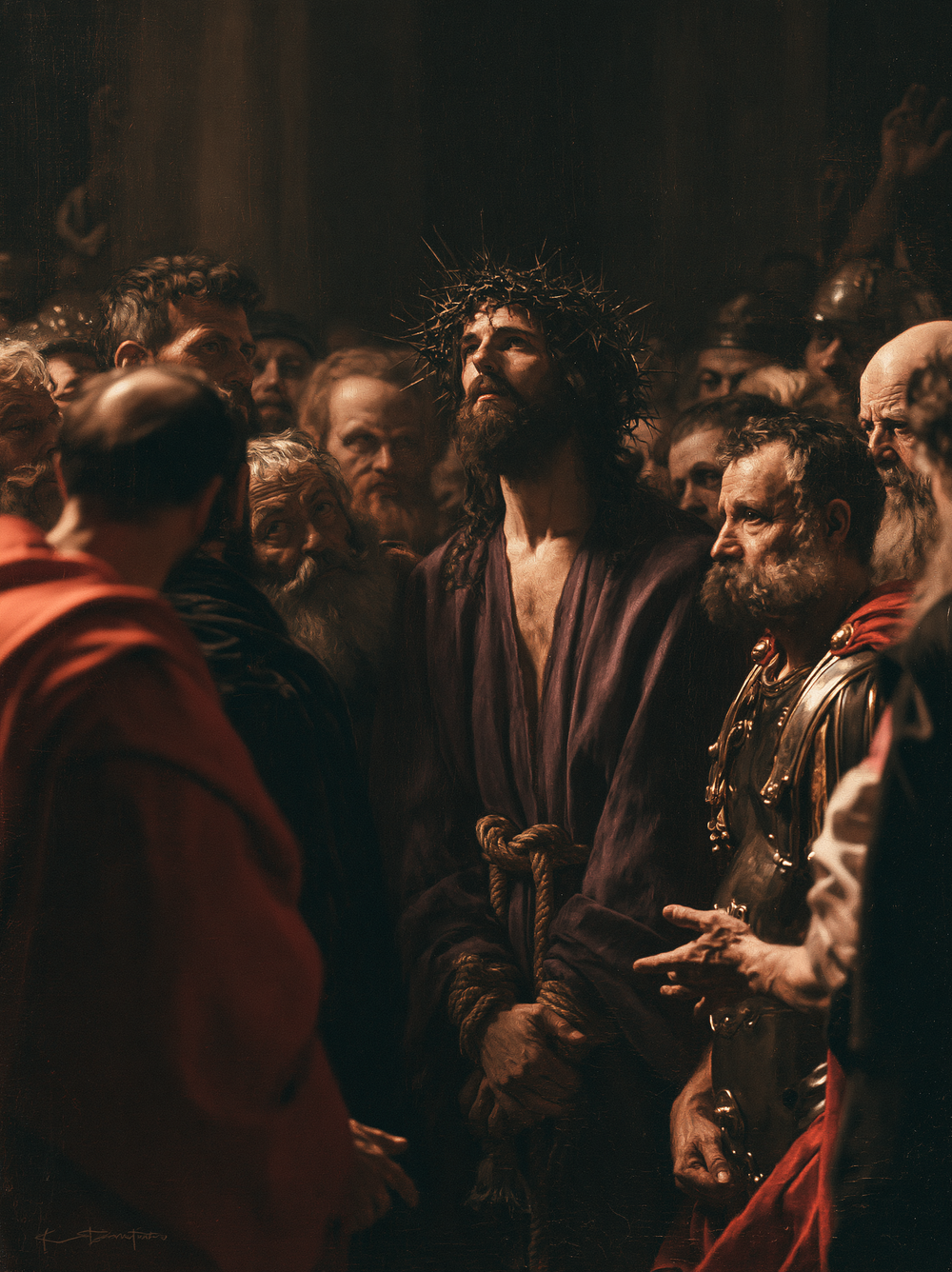 Ecce Homo - الصمت المقدس · Portrait n° 18 - الفن المسيحي