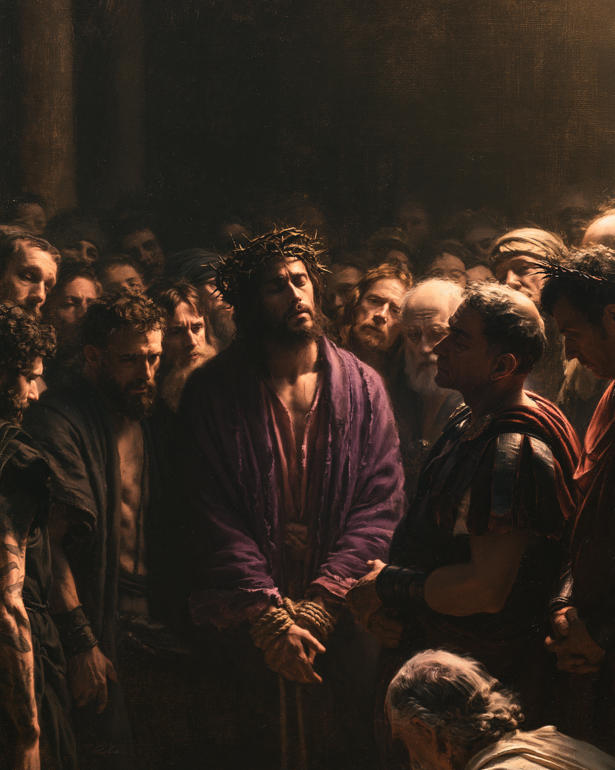 Ecce Homo - الصمت المقدس · Portrait n° 22 - الفن المسيحي