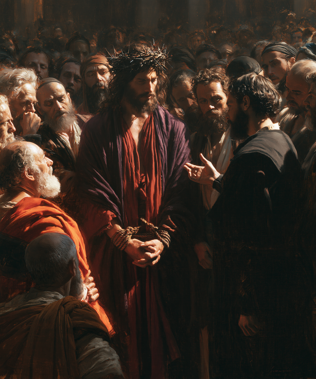 Ecce Homo — Red Hidden Beneath Violet