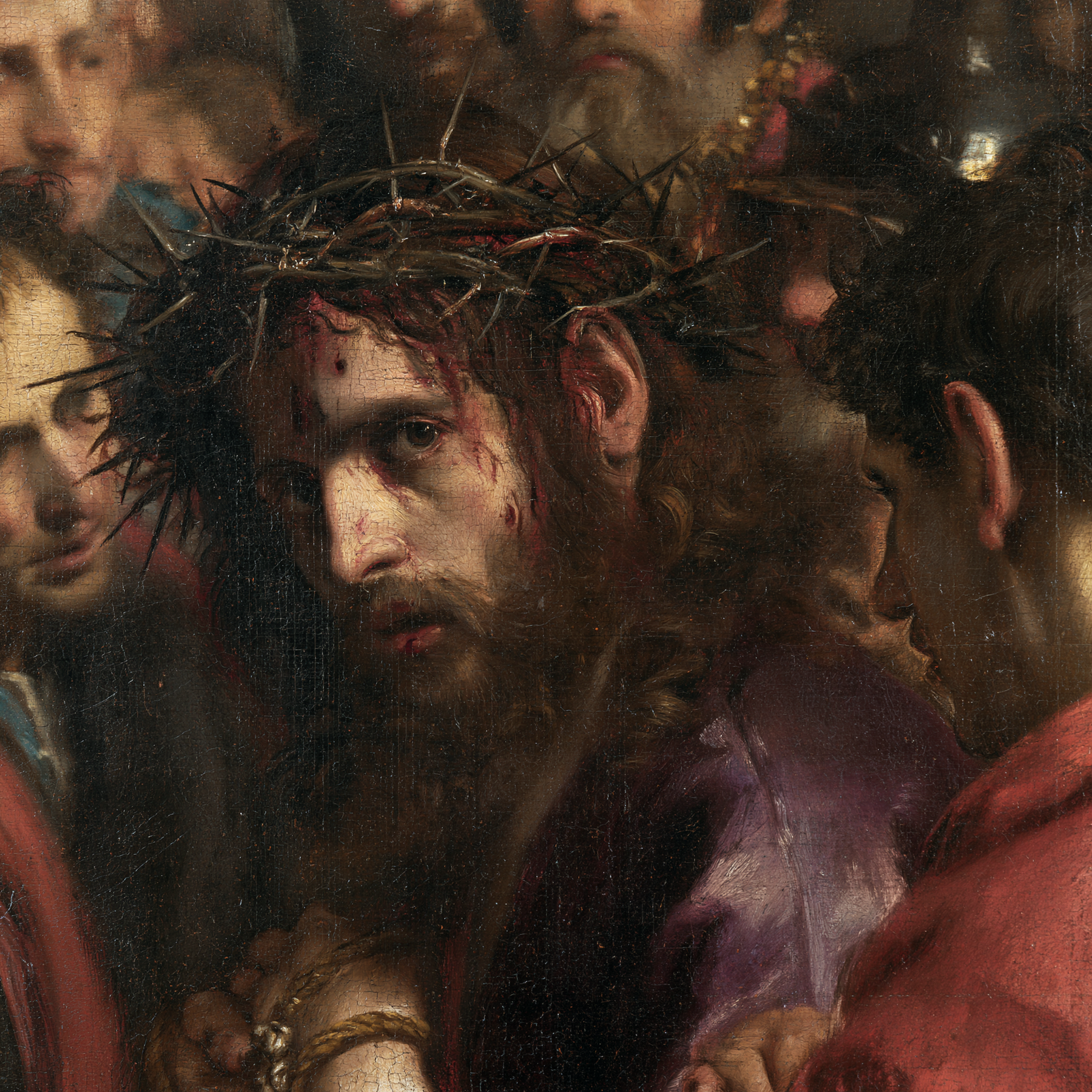 Ecce Homo - Psychological close-up view · Square n° 1