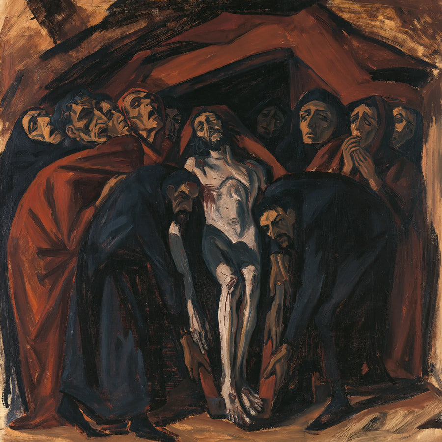The Entombment of Jesus Christ - Expressionist · Square n° 3