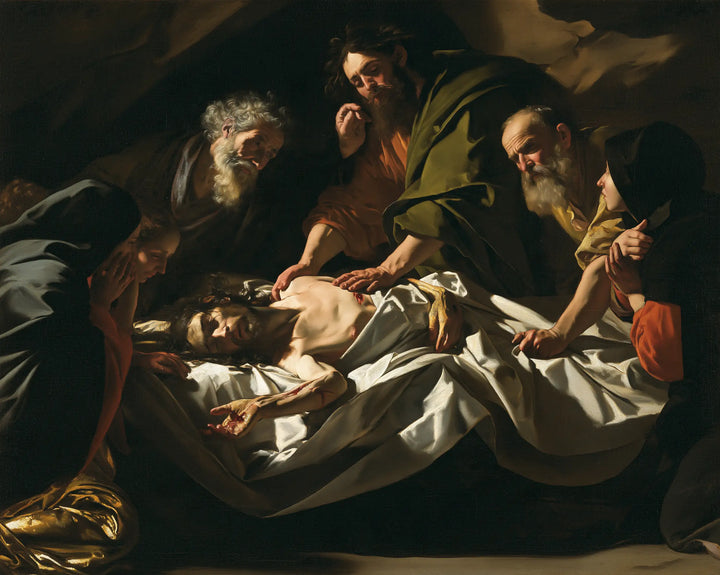 The Entombment of Jesus Christ — Dark Green Beside the Linen