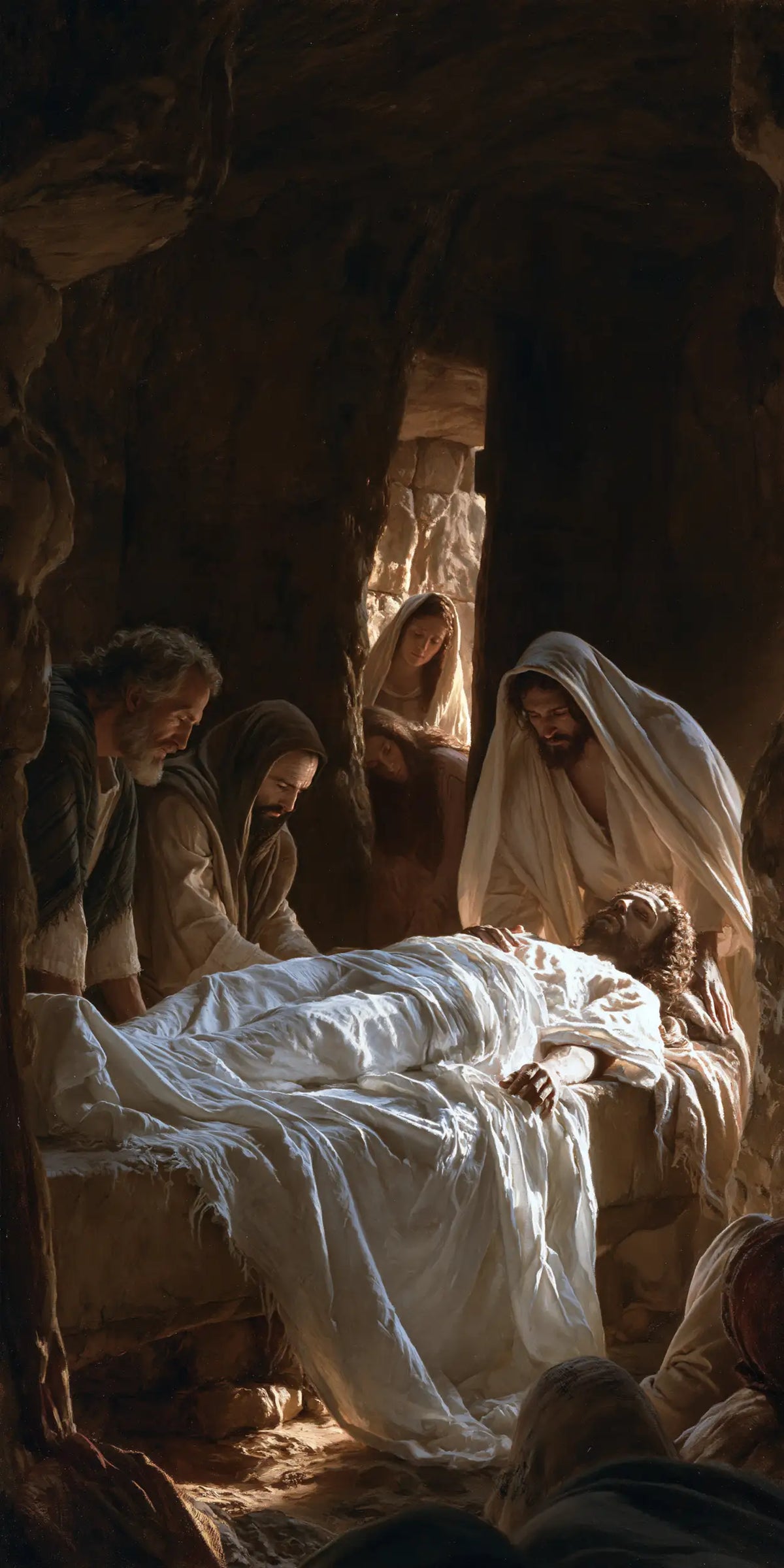 The Entombment of Jesus Christ - Inside the Tomb · Portrait n° 3