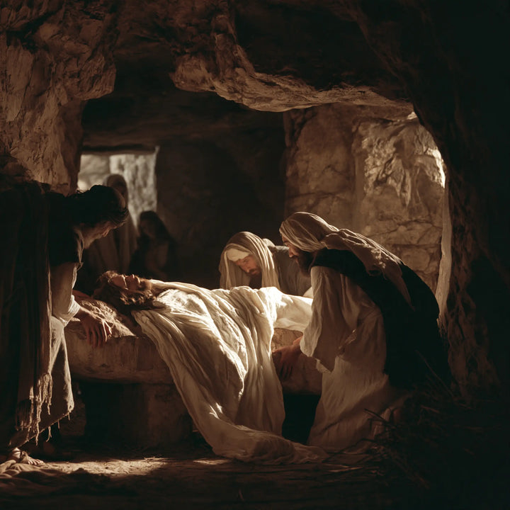 The Entombment of Jesus Christ - Inside the Tomb · Square n° 1