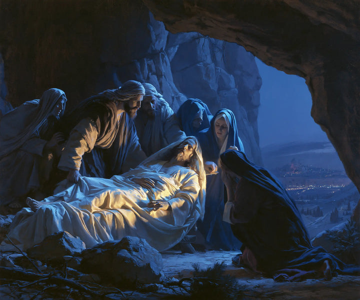The Entombment of Jesus Christ - Midnight-blue Chiaroscuro · Landscape n° 1