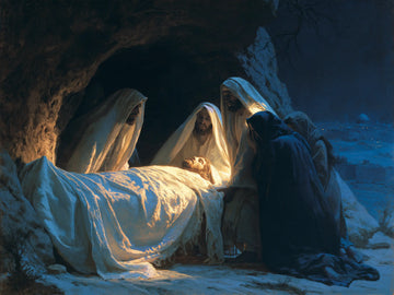 The Entombment of Jesus Christ - Midnight-blue Chiaroscuro · Landscape n° 6