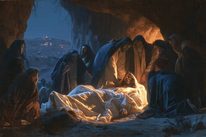 The Entombment of Jesus Christ - Midnight-blue Chiaroscuro · Landscape n° 9