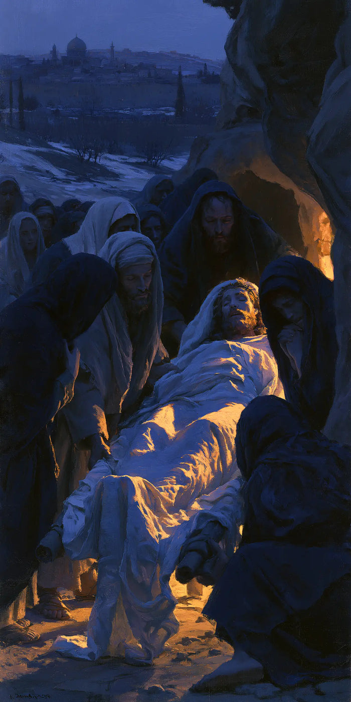 The Entombment of Jesus Christ - Midnight-blue Chiaroscuro · Portrait n° 2
