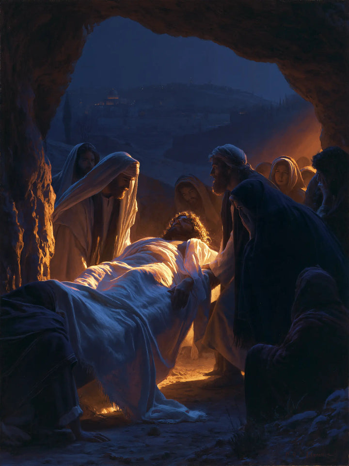 The Entombment of Jesus Christ — Rest Beneath the Window of Night