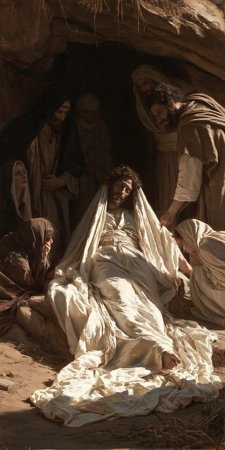 The Entombment of Jesus Christ — The Shroud in the Narrow Dwelling