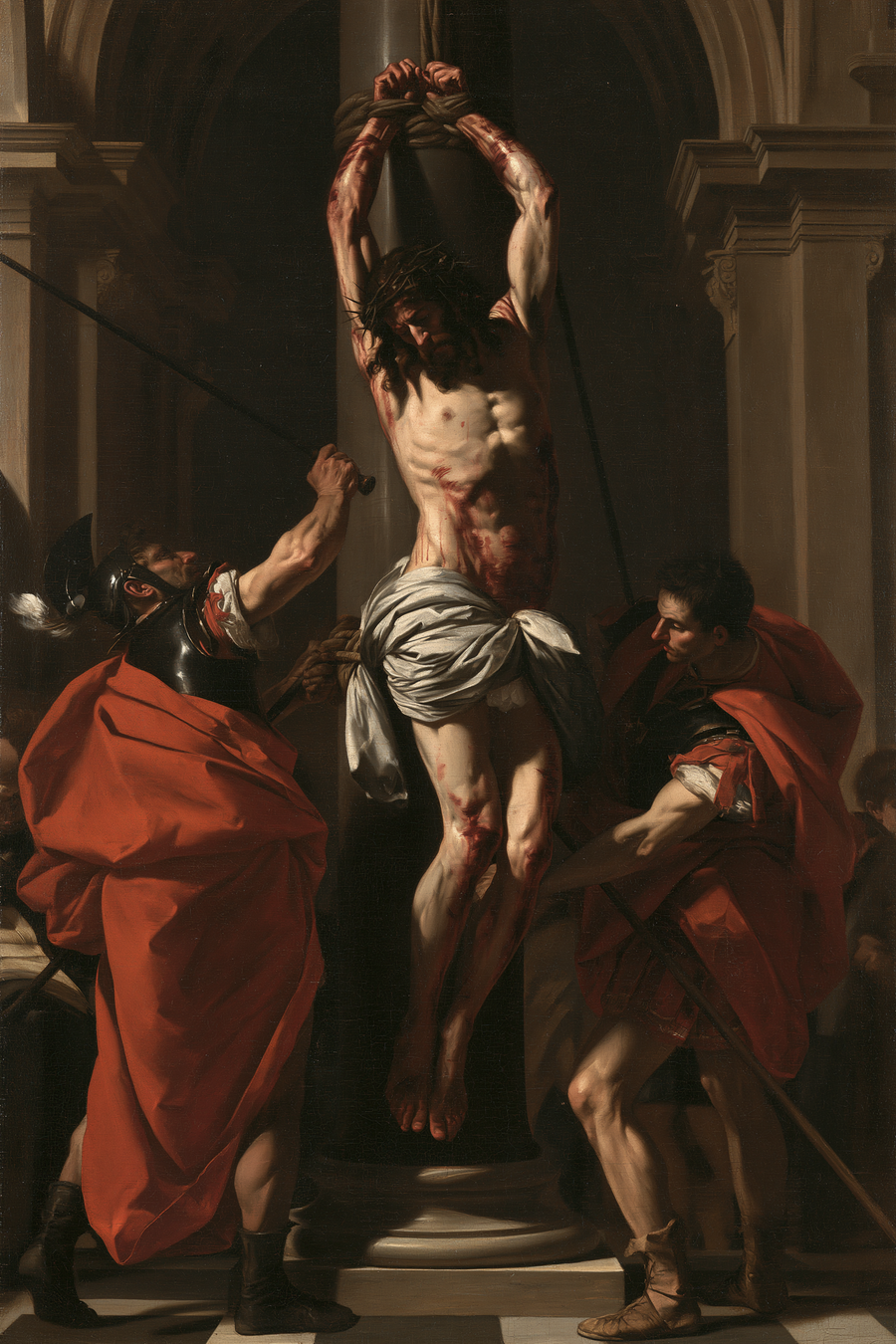 The Flagellation of Christ - Sacred monumental view · Portrait n° 1
