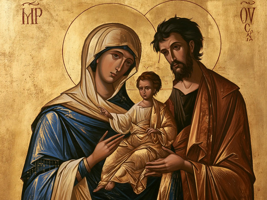 The Holy Family - Contemporary Byzantine · Landscape n° 4