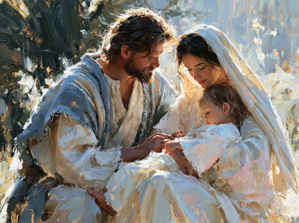 The Holy Family — Small Hands in the Sunlight