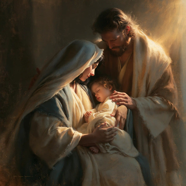 The Holy Family - Sacred Family Tenderness · Square n° 2