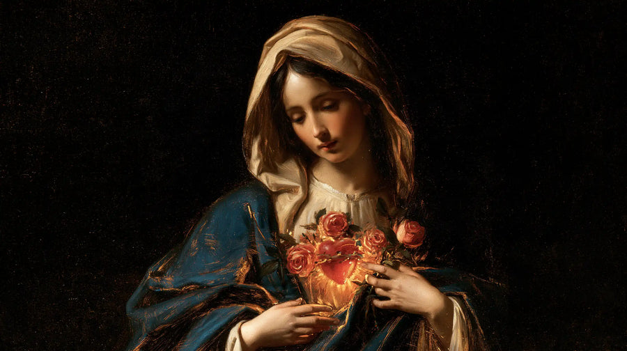 Immaculate Heart of Mary - Black and Gold · Landscape n° 17