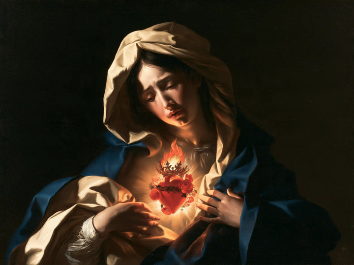 Immaculate Heart of Mary - Caravaggio Tenebrism · Landscape n° 2