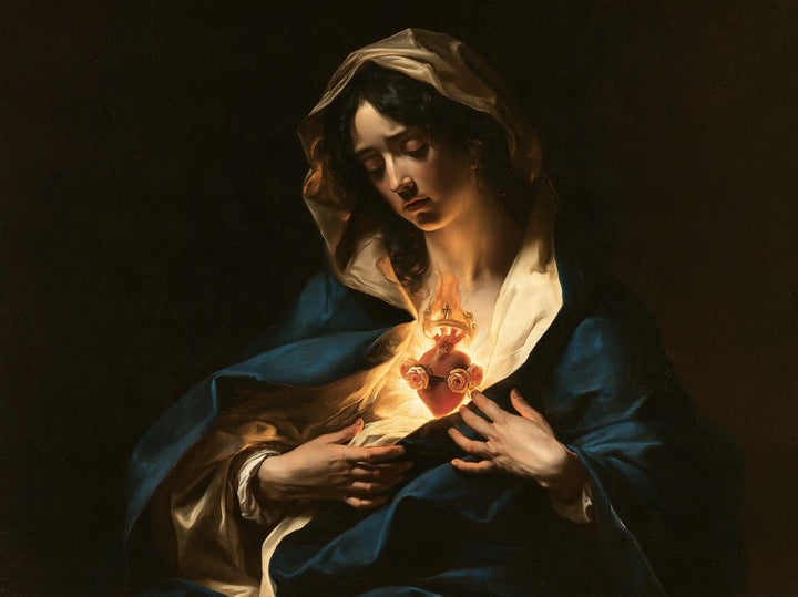 Immaculate Heart of Mary - Caravaggio Tenebrism · Landscape n° 20