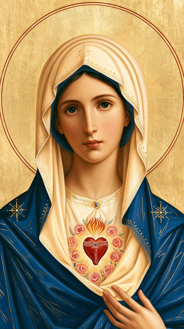 Immaculate Heart of Mary - Contemporary Byzantine · Portrait n° 2